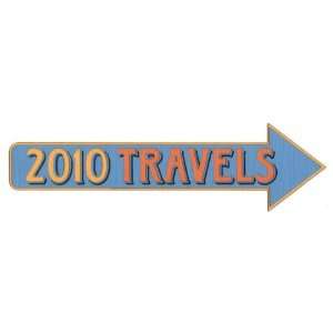  2010 Travels Laser Die Cut