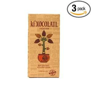 Ki Xocolatl Milk Chocolate With Crisp Cocoa, 2.9 Ounce Boxes (Pack of 