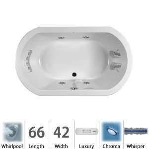  Jacuzzi Duetta Collection Whirlpool DUE6642 WCR 4CW W 
