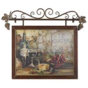 Uttermost Le Chateau Wall Art in Brown 