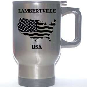  US Flag   Lambertville, Michigan (MI) Stainless Steel Mug 