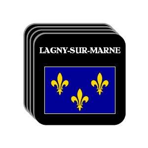  Ile de France   LAGNY SUR MARNE Set of 4 Mini Mousepad 