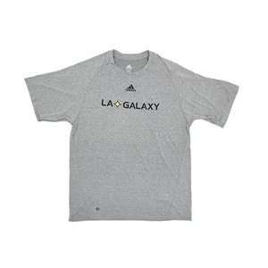  adidas LA Galaxy Mens Performance Tee   Medium Grey 