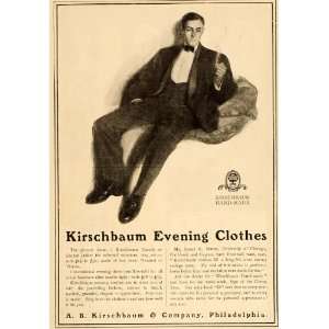 1902 Vintage Ad Kirschbaum Evening Clothes Tuxedo Man   Original Print 