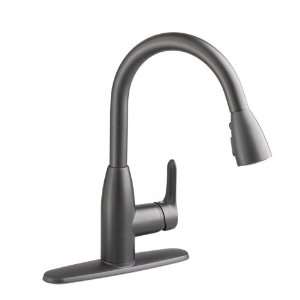   Colony Soft Pull Down Kitchen Faucet with 1.5 gpm Aerator, Matte Black