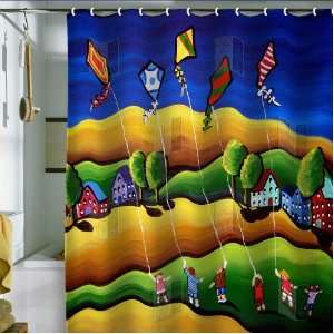    Shower Curtain Kite Fliers (by DENY Designs)