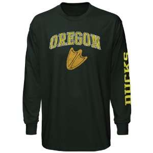  NCAA Oregon Ducks Big Arch & Logo Long Sleeve T Shirt 