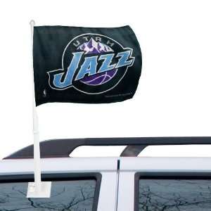  NBA Utah Jazz 11 x 15 Black Car Flag
