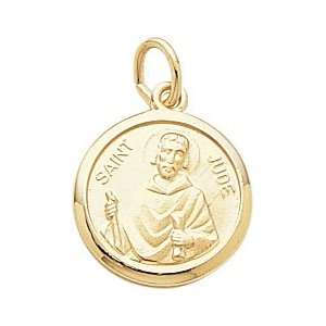  Rembrandt Charms St. Jude Charm, 14K Yellow Gold Jewelry