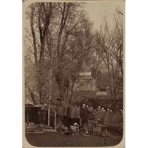 Folk festival,Kurban Bayram,celebrations,tea stand,1865  
