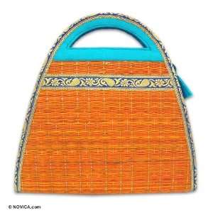  Korai grass handbag, Tangerine Sky