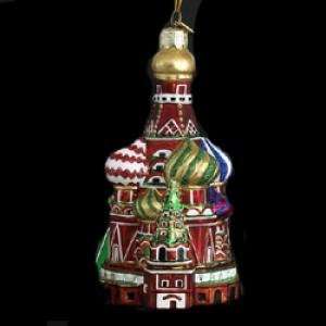 Noble Gems Kremlins St. Basil Cathedral Religious Christmas Ornament