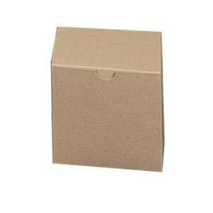  Kraft Gift Boxes   4 X 4 X 4   Case Of 100 Health 