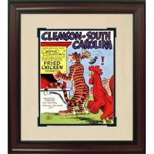   Clemson vs. South Carolina Historic Football Program Cover Sports