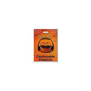 Min Qty 100 Halloween Bags, Full Color Pumpkin Stock Design, 11 x 15