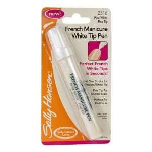   Hansen French Manicure White Tip Pen, Pure White Fine Tip 2316 Beauty