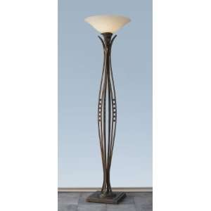   Hollywood Palm Floor Lamp with Urban Gold Finish