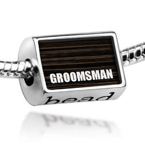  Beads Groomsman, wedding   Pandora Charm & Bracelet 