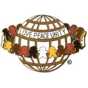  2 Pin Love Peace Unity 