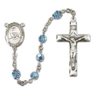  St. Josemaria Escriva Aqua Rosary Jewelry