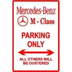  MERCEDES M CLASS PARKING sign * street suv