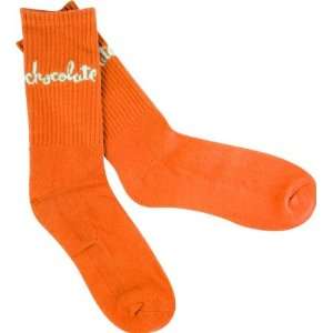   Fluorescent Socks Orange Single Pair Skate Socks