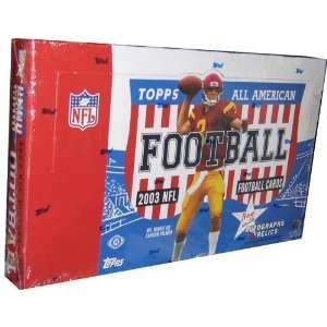  2003 Topps All American Football HOBBY Box   20P6C Toys & Games