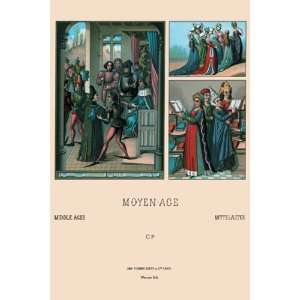  People and Places of Medieval Europe by Auguste Racinet 