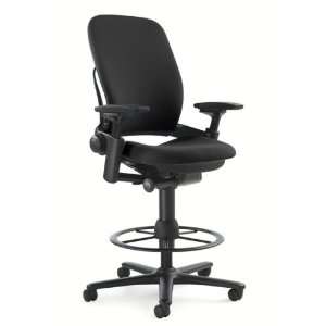  Steelcase 46267179S X Leap Leather Work Stool Furniture & Decor