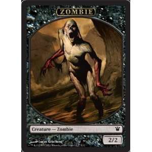    Magic the Gathering   Zombie Token A   Innistrad Toys & Games