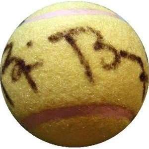  Bjorn Borg Autographed/Hand Signed Tennis Ball Sports 