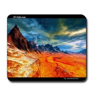  3D CG Mousepad, Image Entitled Elements Electronics