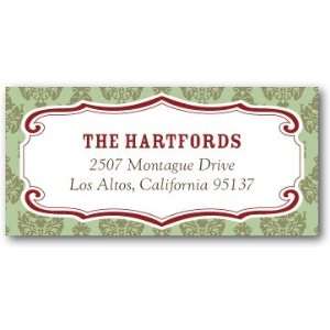 Holiday Return Address Labels   Rococo Refinement By Fine 