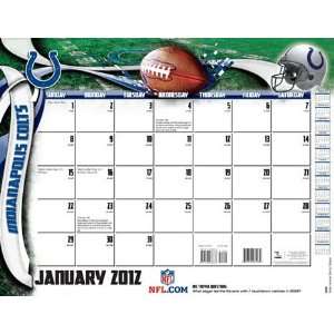  Turner Indianapolis Colts 2012 22x17 Desk Calendar Sports 
