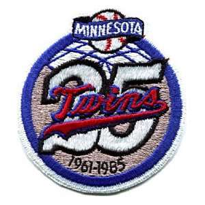  Minnesota Twins 25th Anniversary Patch