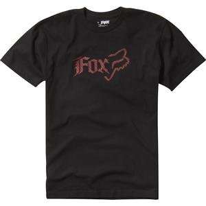  Fox Racing Side Head T Shirt   Large/Black Automotive