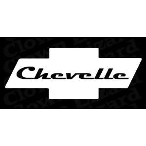 Chevy Chevelle Mag Italic Bowtie Design Rear Window Vinyl Graphic 