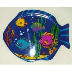  Tropical Coral ReeF Fish Party Platter Serving Tray 