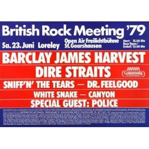   Rock Meeting   British Rock 1979   CONCERT   POSTER from GERMANY Home