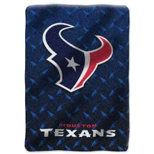  Houston Texans 60x80 Diamond Plate Raschel Throw Sports 