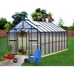  Monticello 8 x 16 Commercial Quality Greenhouse with 8mm 