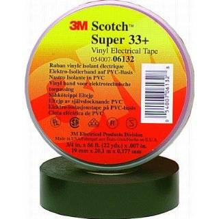  Scotch 80610833818 Super 33 Vinyl Electrical Tape, 3/4 in 