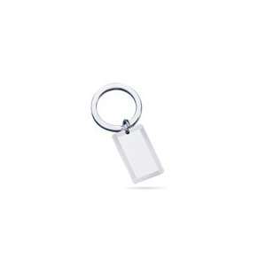  Key Ring   Sterling Silver Engine Turned Key Ring Jewelry