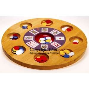  Deluxe Michigan Rummy Game _ Solid Wood Board Toys 