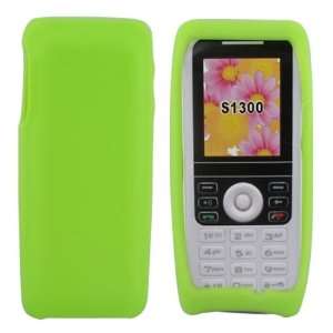  For Kyocera Melo S1300 Silicone Skin Case Neon Green 