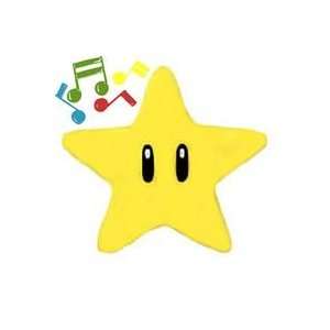   Mario Brothers Star Plush Stuffed Toy with Sound made by Banpresto