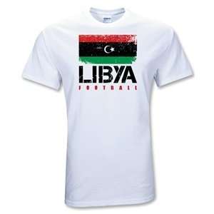  365 Inc Libya Football T Shirt (White)