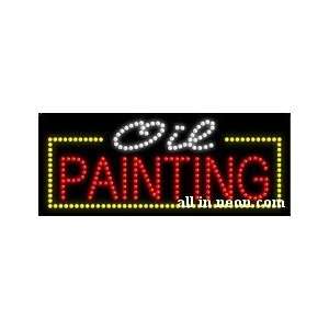  Oil Painting Business LED Sign