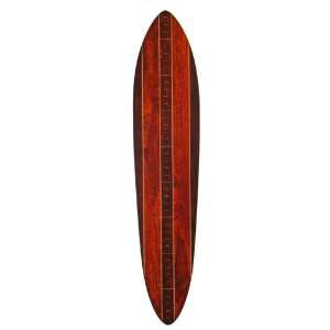  Mahogany Stripe Wooden Surfboard Growth Chart Baby