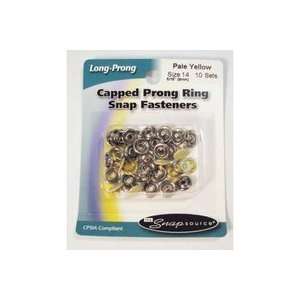  Snap Size 14 Pale Yellow Capped Prong (3 Pack) Pet 